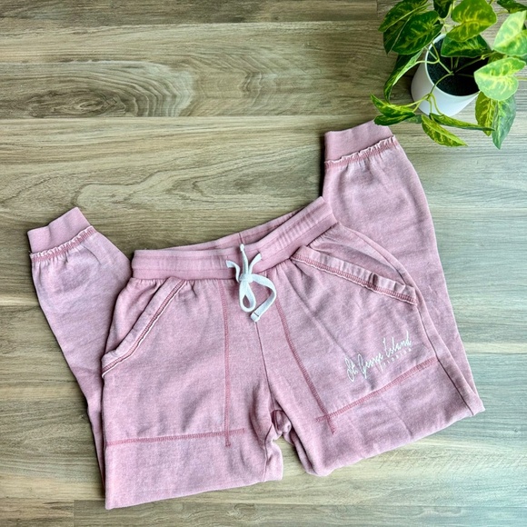US Vintage Rosewood Pink Souvenir St. George Island Florida Sweatpants Size S - Picture 1 of 13